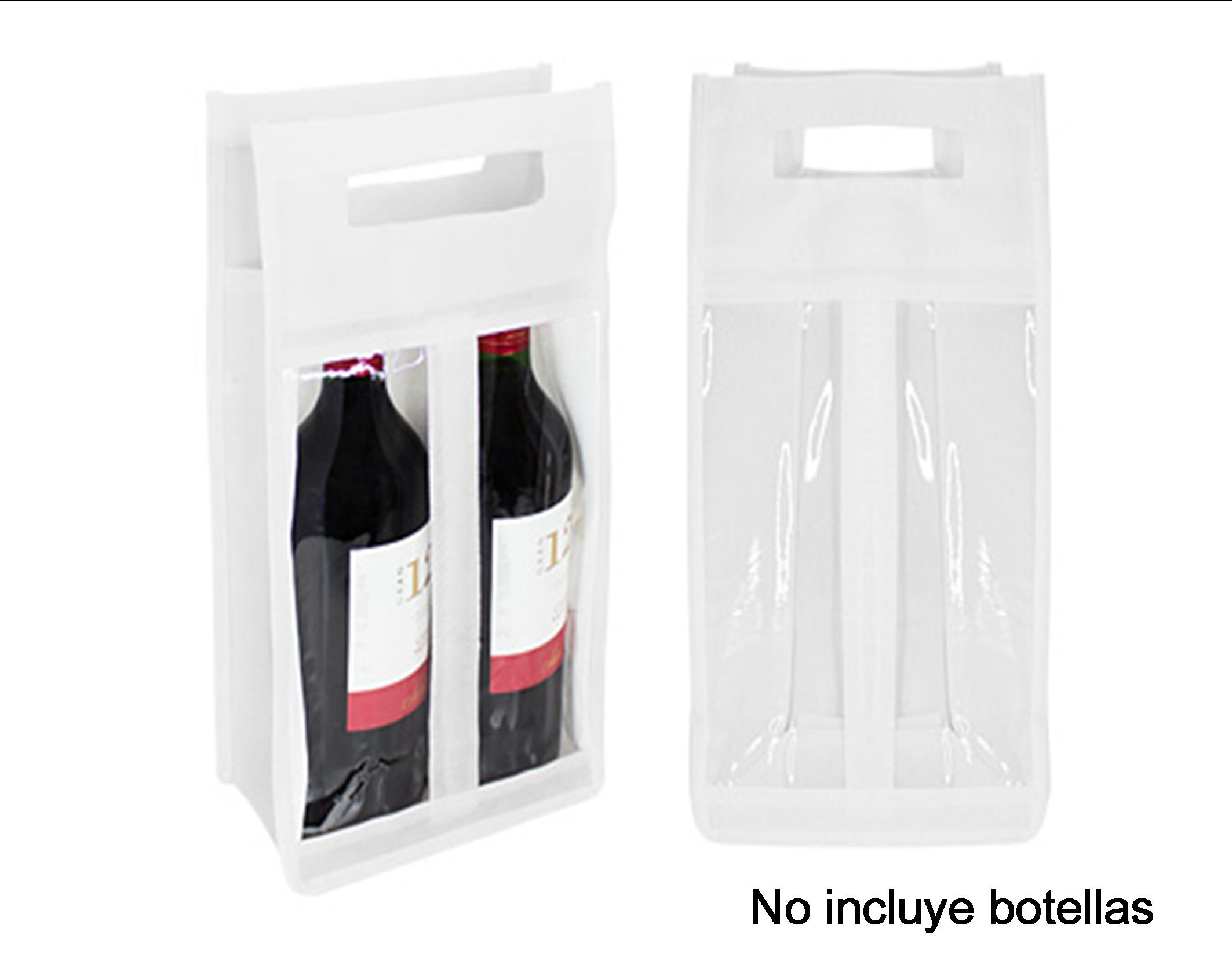 bolsa para dos botellas 17 x 36 x 10 cm bolsa para dos botellas 17 x 36 x 10 cm