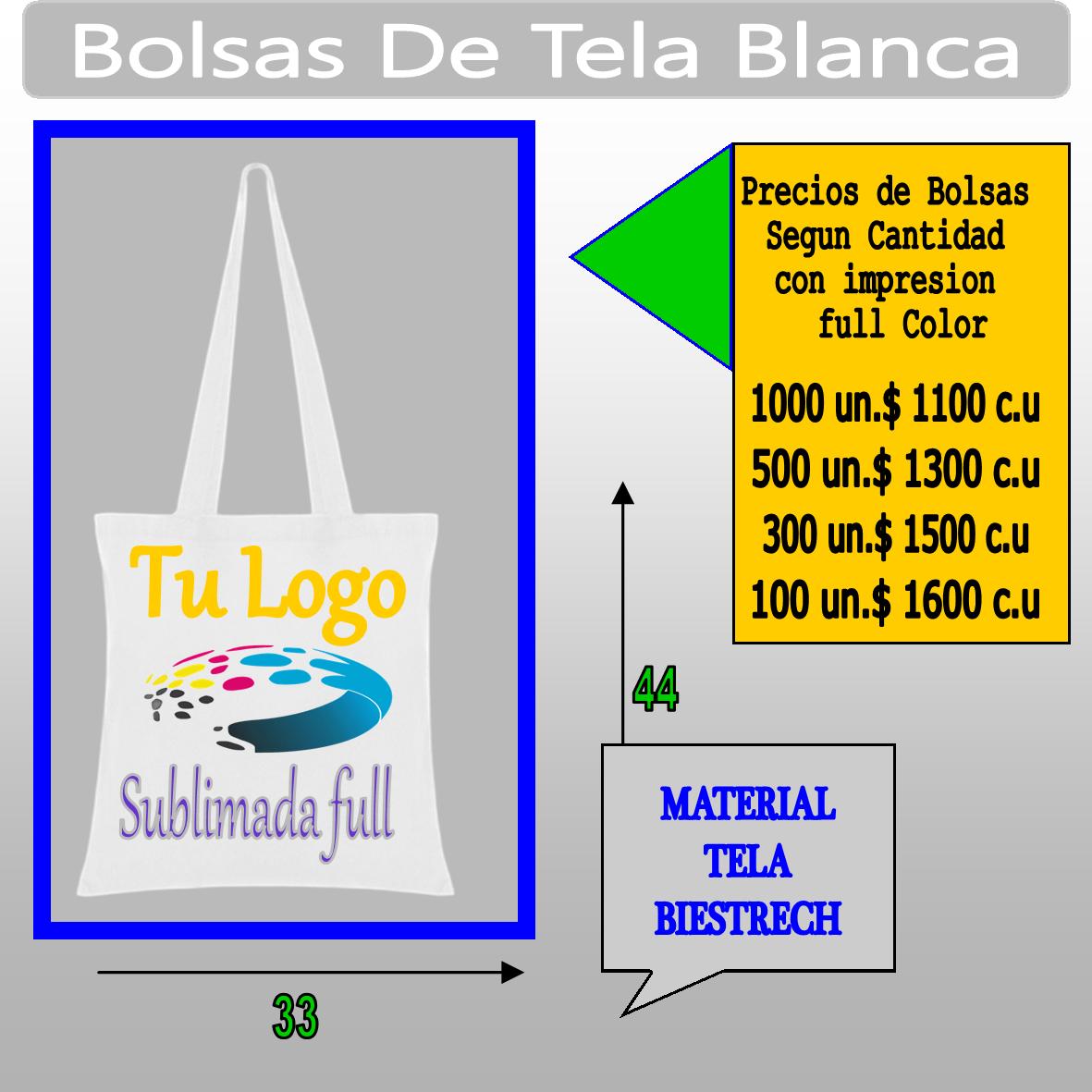 bolsa de tela blanca bolsa de tela blanca